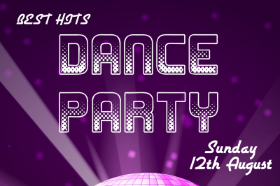 Dance disco party holiday vector event background or club invitation