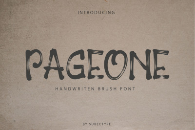PAGEONE 