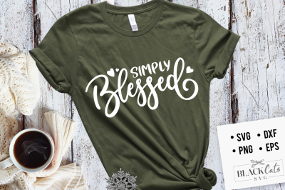 Simply Blessed SVG