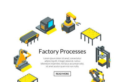 Vector isometric conveyor elements