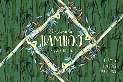 BAMBOO Watercolor png