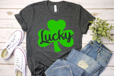 Shamrock Lucky Clover Leprechaun St. Patricks Day SVG 1167S