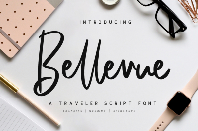Bellevue // A Traveler Script Font