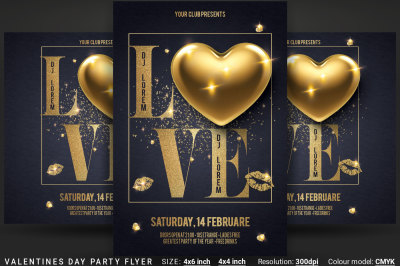 Valentines Day Party Flyer