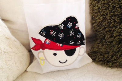 Pirate Boy | Applique Embroidery