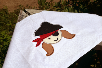 Pirate Girl | Applique Embroidery