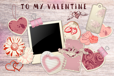 Romantic Valentine Design Kit