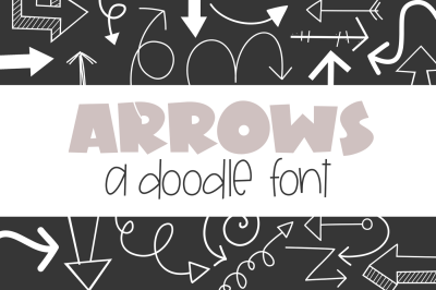 Arrows - A Doodle / Dingbat Font