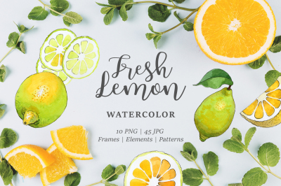 Lemon Watercolor png