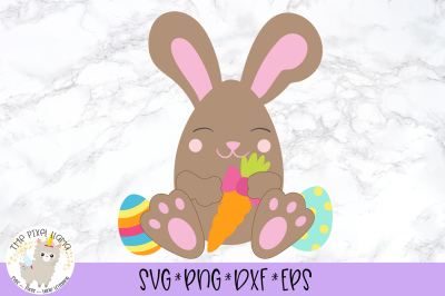 Easter Egg Bunny SVG Cut File