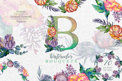 Flower Bouquets a special case Watercolor png