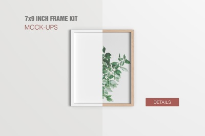 7x9 Inches Frame Mockup Kit