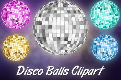 Disco Balls Clipart - Disco Lights