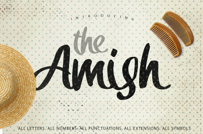 The Amish Typeface