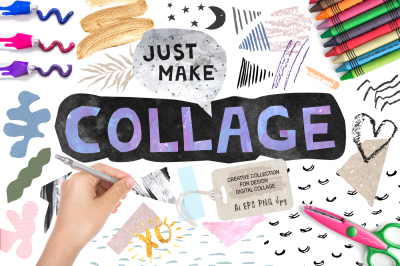 Collage and Cutout Elements Bundle