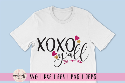 XOXO Yall - Love SVG EPS DXF PNG