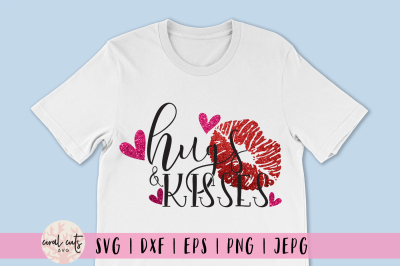 Hugs And Kisses - Love SVG EPS DXF PNG