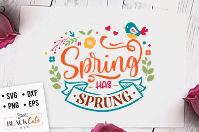 Spring has sprung SVG