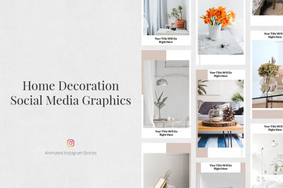 Home Decoration Animated Instagram Stories