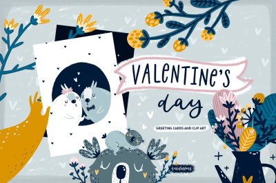 Valentine’s Day Cards & Clip art