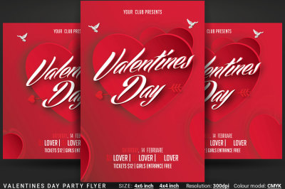 Valentines Day Party Flyer