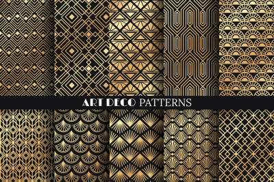 Art deco pattern. Golden minimalism lines&2C; vintage geometric arts and 