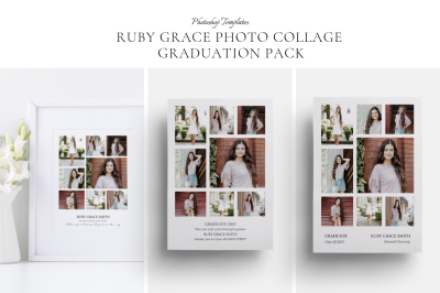 Ruby Grace Photo Collage Graduation Pack