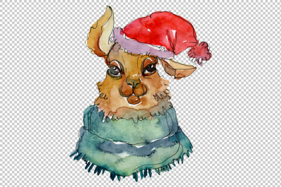 Lama Watercolor png