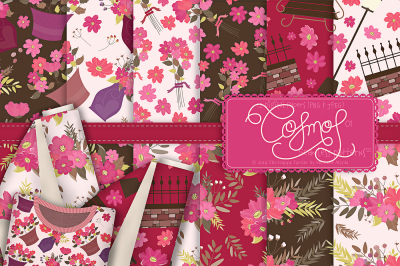 Cosmos 01 - Seamless Patterns &amp; Digital Papers 02