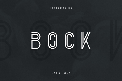 Bock - Logo Font