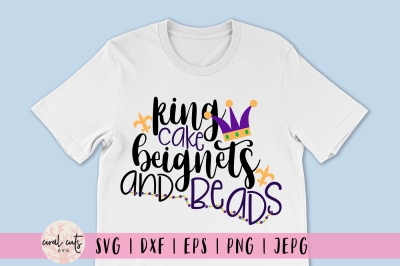 King Cake And Beads - Mardi Gras SVG EPS DXF PNG