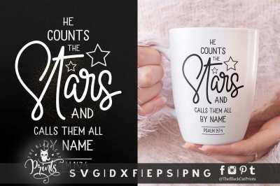 He counts the Stars SVG DXF EPS PNG JPG