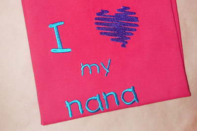 I Heart My Nana | Embroidery