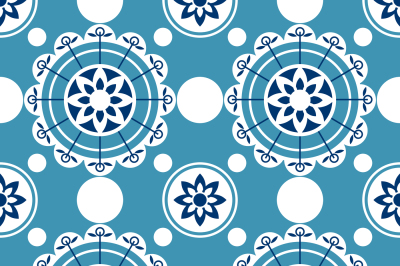 Portugal seamless pattern. Vintage mediterranean ceramic tile texture.