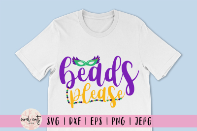 Beads Please - Mardi Gras SVG EPS DXF PNG