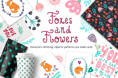 Foxes &amp; Flowers collection