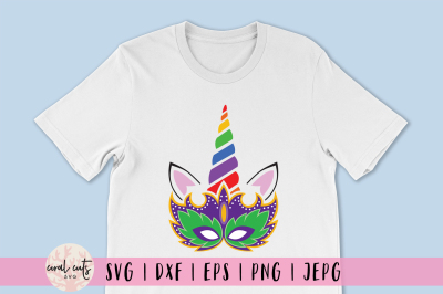 Unicorn Face Carnival Masquerade - Unicorn SVG EPS DXF PNG