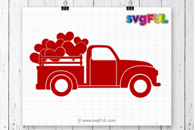 Free Free 104 Valentine&#039;s Day Truck Svg Free SVG PNG EPS DXF File