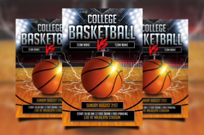 College Basketball Flyer