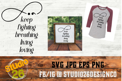Semicolon Infinity &amp; Quote - Suicide Prevention - SVG PNG EP