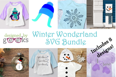 Winter Wonderland Bundle | SVG | PNG | DXF