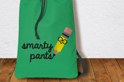 Smartypants Pencil Nerd | SVG | PNG | DXF