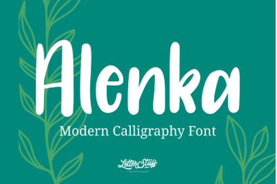 Alenka-Handlettering Font