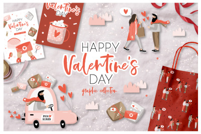 Valentine&#039;s Day - graphic collection
