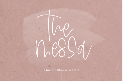 The Messa - A Modern Handwritten Script Font
