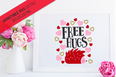 Free Hugs SVG Cut File