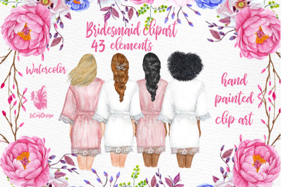 Download Free Bridesmd Wedding Robes clipart SVG, PNG, EPS DXF File