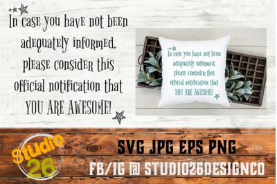 You Are Awesome - SVG EPS PNG