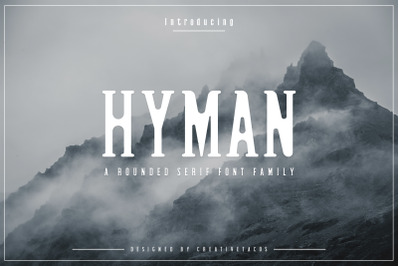 Hyman Rounded Serif Font Family