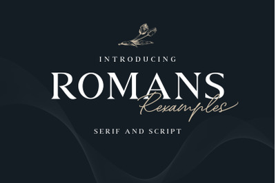 ROMANS Rexamples Font Duo